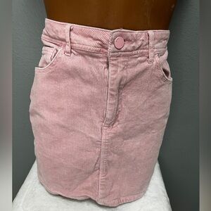 Pink black label c'est toi corduroy skirt SZ L